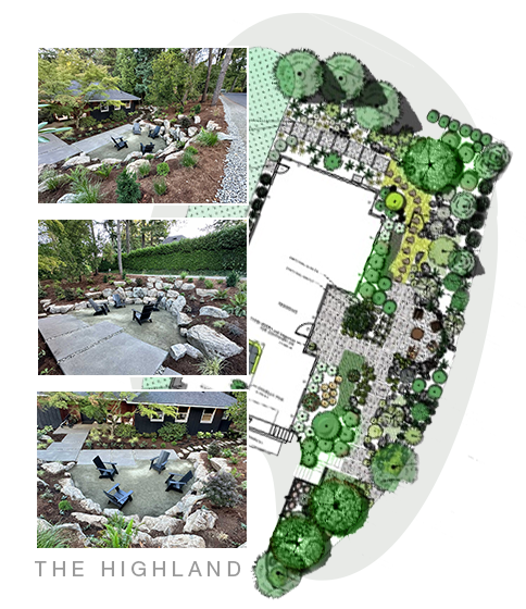 landscape design plan schematic