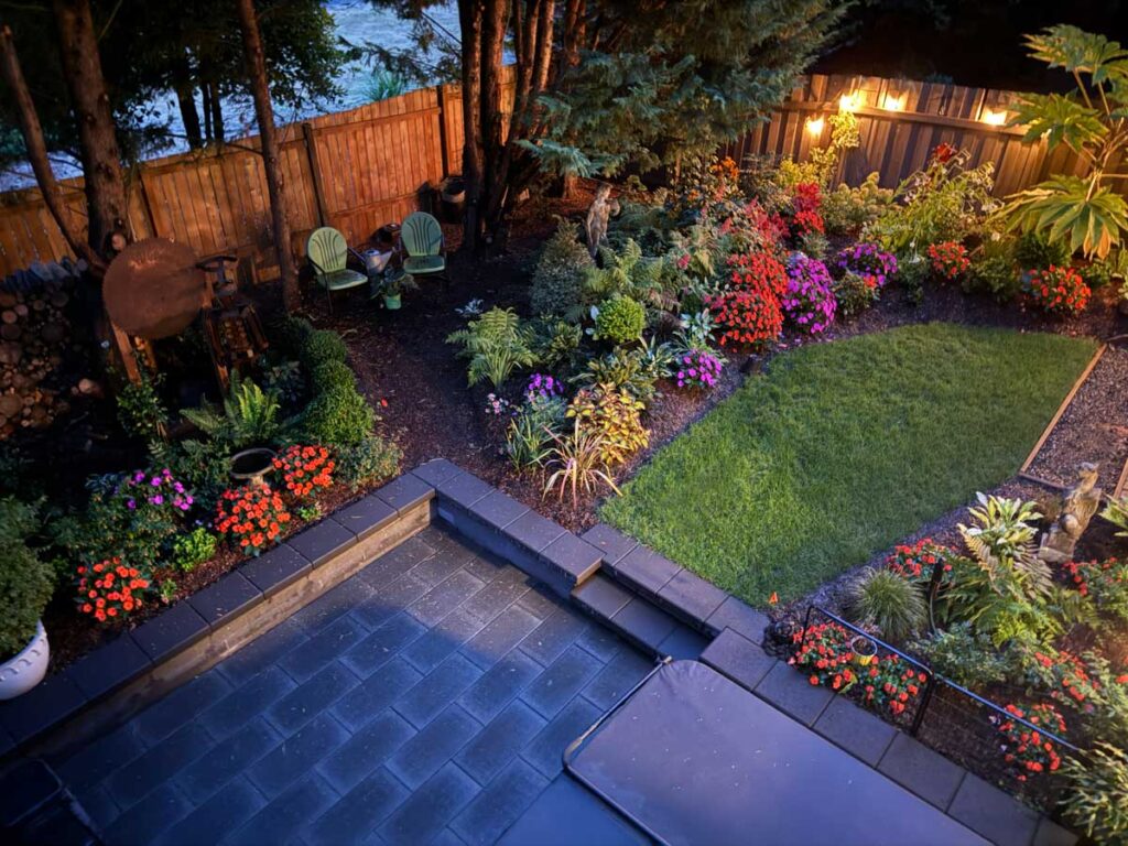 landscaping lighting patio portland